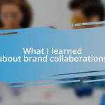 What I learned about brand collaborations